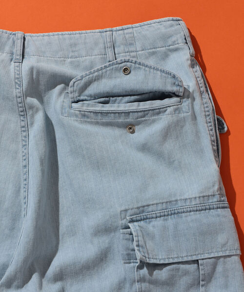 BEAMS（ビームス）の「BEAMS / デニム ビッグ 6ポケット カーゴパンツ（カーゴパンツ・メンズ・ブルー系その他2/ブルー系その他・L/S/XL/M）」の14枚目の写真