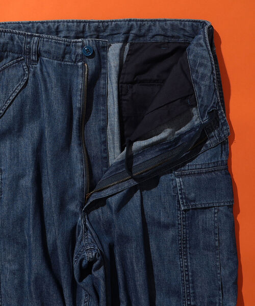 BEAMS（ビームス）の「BEAMS / デニム ビッグ 6ポケット カーゴパンツ（カーゴパンツ・メンズ・ブルー系その他2/ブルー系その他・L/S/XL/M）」の20枚目の写真