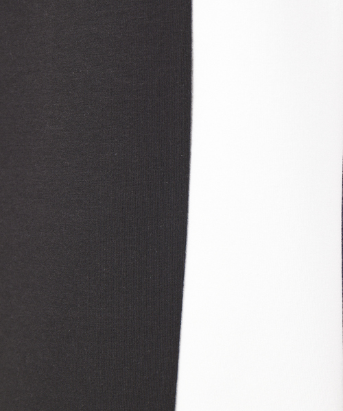 ABAHOUSE GRAY(アバハウスグレイ)の「【配色切替え】シルキー ダンボール プルオーバー(Tシャツ/カットソー・メンズ・ホワイト/ブラック/グレイッシュベージュ・46/48)」の9枚目の写真