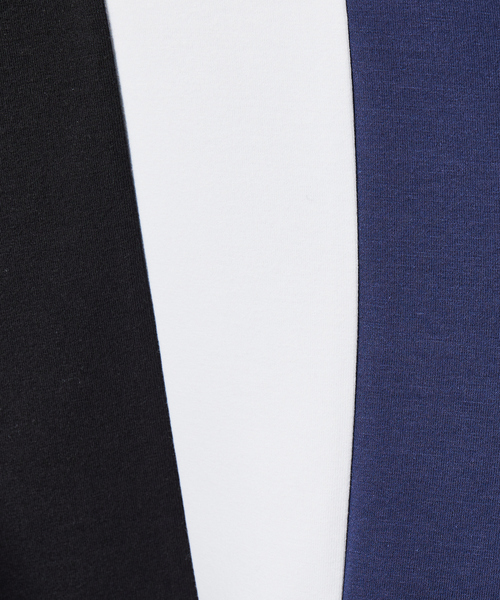 ABAHOUSE GRAY(アバハウスグレイ)の「【配色切替え】シルキー ダンボール プルオーバー(Tシャツ/カットソー・メンズ・ホワイト/ブラック/グレイッシュベージュ・46/48)」の11枚目の写真