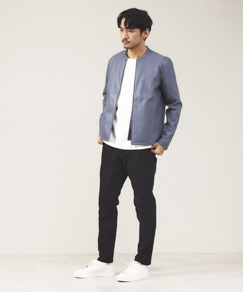 ABAHOUSE GRAY(アバハウスグレイ)の「【配色切替え】シルキー ダンボール プルオーバー(Tシャツ/カットソー・メンズ・ホワイト/ブラック/グレイッシュベージュ・46/48)」の19枚目の写真