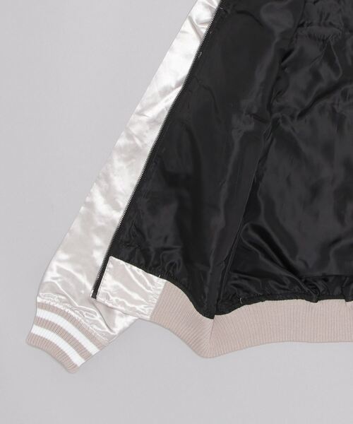 PEANUTS（ピーナッツ）の「PEANUTS スヌーピー スカジャン（スカジャン・レディース・シルバー/ブルー/ブラック/レッド・M/L/LL）」の20枚目の写真