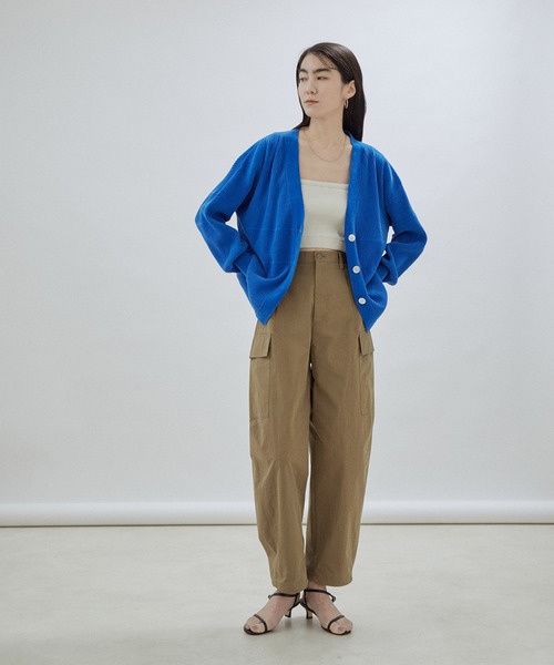 SALON adam et rope'（サロン アダム エ ロペ）の「【オーガニックコットン】パッド付きチューブトップ-CreamyCotton /クリーミーコットン-（チューブトップ・レディース・ホワイト/ブルー系その他4/ベージュ/ブラック系その他・FREE）」の7枚目の写真