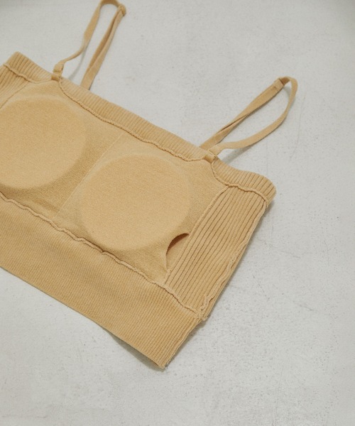 SALON adam et rope'（サロン アダム エ ロペ）の「【オーガニックコットン】パッド付きチューブトップ-CreamyCotton /クリーミーコットン-（チューブトップ・レディース・ホワイト/ブルー系その他4/ベージュ/ブラック系その他・FREE）」の19枚目の写真