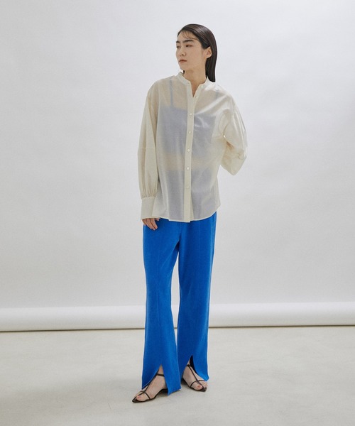 SALON adam et rope'（サロン アダム エ ロペ）の「【オーガニックコットン】パッド付きチューブトップ-CreamyCotton /クリーミーコットン-（チューブトップ・レディース・ホワイト/ブルー系その他4/ベージュ/ブラック系その他・FREE）」の17枚目の写真