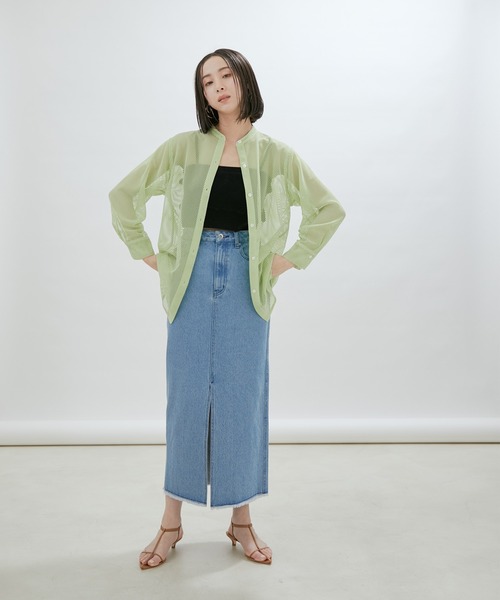 SALON adam et rope'（サロン アダム エ ロペ）の「【オーガニックコットン】パッド付きチューブトップ-CreamyCotton /クリーミーコットン-（チューブトップ・レディース・ホワイト/ブルー系その他4/ベージュ/ブラック系その他・FREE）」の20枚目の写真