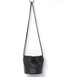 AVIREX | 《直営店限定》FAKE LEATHER DREWSTRING BAG/ フェイクレザー ドローストリング巾着バッグ(ショルダーバッグ)