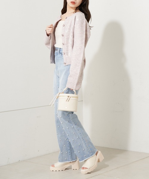 2023SS】スパンコールカーディガン（カーディガン/ボレロ）｜Chico