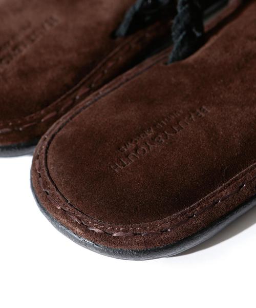 BEAUTY&YOUTH UNITED ARROWS（ビューティーアンドユースユナイテッドアローズ）の「【WEB限定】 ∴ レザーメッシュ スエード サンダル ◆（サンダル・メンズ・ブラウン/ダークブラウン/ネイビー・8/10/7/9）」の8枚目の写真