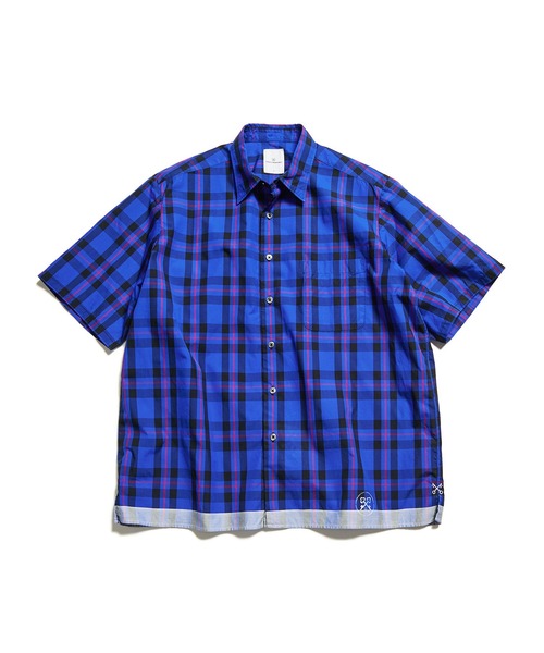uniform experiment（ユニフォームエクスペリメント）の「LINE S/S BIG SHIRT（シャツ/ブラウス・メンズ・ブルー/ネイビー・1/2/3/4）」の7枚目の写真