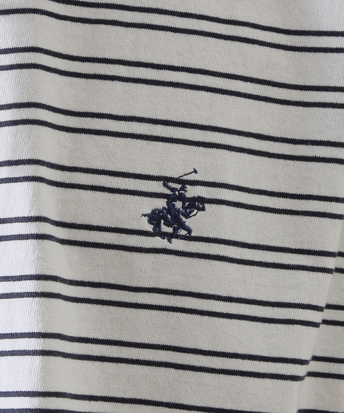 BEVERLY HILLS POLO CLUB(ビバリーヒルズポロクラブ)の「【BEVERLY HILLS POLO CLUB/ビバリーヒルズポロクラブ 】オーバーサイズ ロゴ ワンポイント刺繍 半袖Tシャツ/無地T/リンガーT/ボーダーT/レディース メンズ(Tシャツ/カットソー・メンズ・その他4/ブラック/ホワイト/ネイビー/マスタード/その他1/その他3/その他2・M/L/LL)」の21枚目の写真