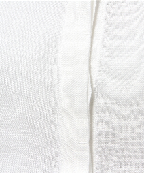 FIGARO Paris（フィガロパリ）の「◆120%LINO BOX シャツ（シャツ/ブラウス・レディース・ライトグレー/ホワイト・38/40）」の4枚目の写真