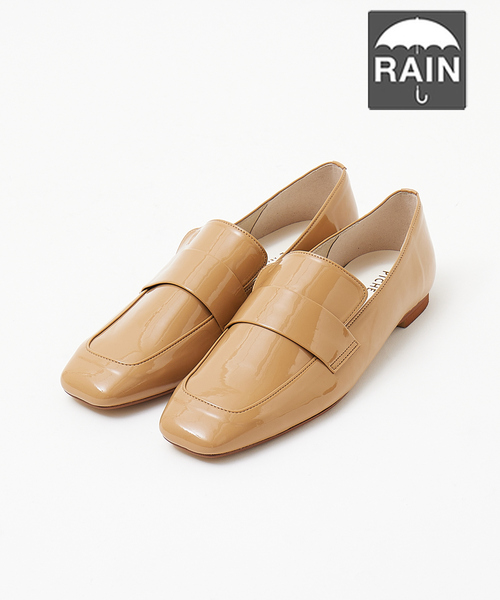 PICHE ABAHOUSE（ピシェ アバハウス）の「【生活防水】スクエアトゥローファー（レインシューズ・レディース・オフホワイト/その他/ベージュ/ブラック・37/39/38/35/36）」の19枚目の写真