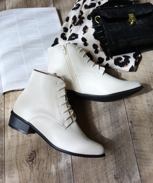 LibertyDoll（リバティードール）の「ポインテッドローヒールブーツ（ブーツ・レディース・ダークブラウン系2/ダークブラウン系4/キャメル/ブラック系1/ブラック系3/ブラック系4/ダークブラウン系3/グレー系1/ブラック系6/ブラック系5/ブラック系7/アイボリー系2/グレー系2/ブラック系2/ダークブラウン系1/アイボリー系1・LL/S/M/L/SS/3L）」の14枚目の写真