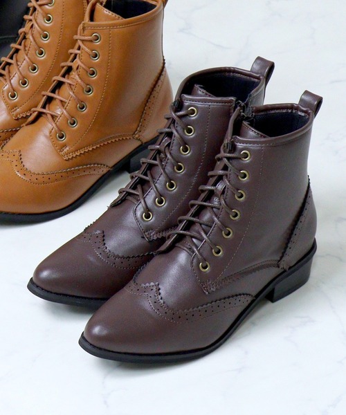 LibertyDoll（リバティードール）の「ポインテッドローヒールブーツ（ブーツ・レディース・ダークブラウン系2/ダークブラウン系4/キャメル/ブラック系1/ブラック系3/ブラック系4/ダークブラウン系3/グレー系1/ブラック系6/ブラック系5/ブラック系7/アイボリー系2/グレー系2/ブラック系2/ダークブラウン系1/アイボリー系1・LL/S/M/L/SS/3L）」の19枚目の写真