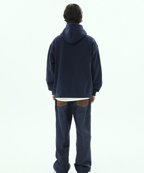 WaiKei（ワイケイ）の「【UNISEX】Wai Kei／タイポグラフィフーディー(裏起毛) 2194825（パーカー・レディース・ブラック/ネイビー/オフホワイト・MEDIUM/LARGE）」の12枚目の写真