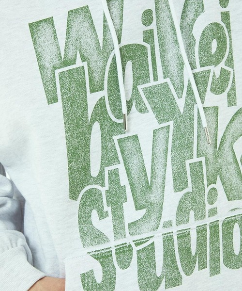 WaiKei（ワイケイ）の「【UNISEX】Wai Kei／タイポグラフィフーディー(裏起毛) 2194825（パーカー・レディース・ブラック/ネイビー/オフホワイト・MEDIUM/LARGE）」の22枚目の写真