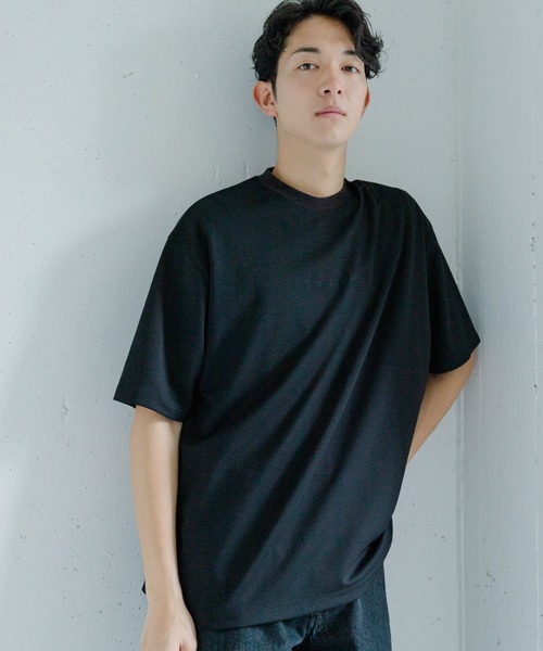 SENSE OF PLACE by URBAN RESEARCH(センスオブプレイスバイアーバンリサーチ)の「シシュウポンチショートスリーブTシャツ(Tシャツ/カットソー・メンズ・ライトカーキ/ライトベージュ/ブラック/ホワイト/チャコールグレー/オリーブ/ブルー/ブラック系その他/ホワイト系その他/ピンク/ライトブルー/グリーン系その他/パープル・MEDIUM/LARGE)」の17枚目の写真