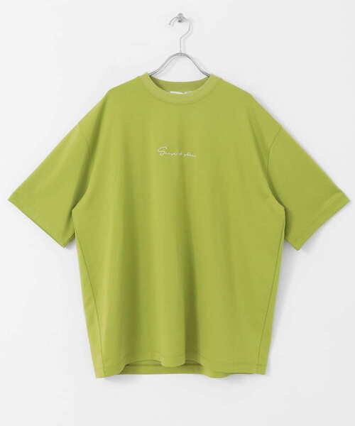 SENSE OF PLACE by URBAN RESEARCH（センスオブプレイスバイアーバンリサーチ）の「シシュウポンチショートスリーブTシャツ（Tシャツ/カットソー・メンズ・ライトカーキ/ライトベージュ/ブラック/ホワイト/チャコールグレー/オリーブ/ブルー/ブラック系その他/ホワイト系その他/ピンク/ライトブルー/グリーン系その他/パープル・MEDIUM/LARGE）」の10枚目の写真