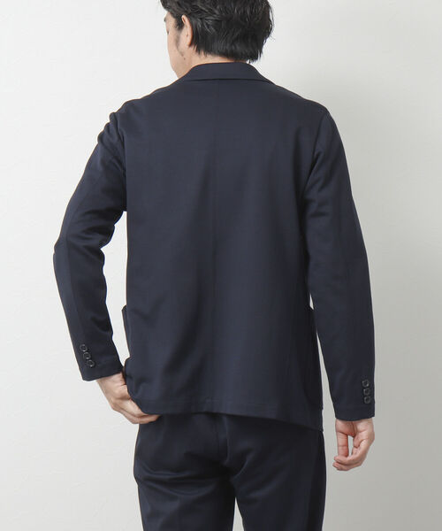 NOLLEY'S goodman（ノーリーズグッドマン）の「《セットアップ対応》ストレッチジャージ ジャケット（テーラードジャケット・メンズ・ネイビー/グレー・S/M/L/XL）」の19枚目の写真
