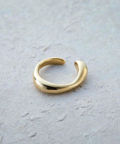 tk.TAKEO KIKUCHI（ティーケータケオキクチ）の「◆ぷっくりピンキーリング＆イヤカフ（リング・メンズ・シルバー系4/シルバー/ゴールド/シルバー系5/ゴールド系5・08）」の4枚目の写真