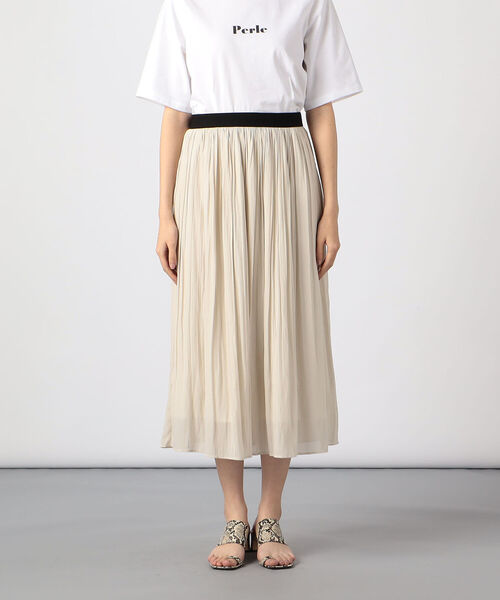 NOLLEY’S（ノーリーズ）の「割繊プリーツスカート（スカート・レディース・ネイビー/オフホワイト/ホワイト系その他5・36/38）」の21枚目の写真