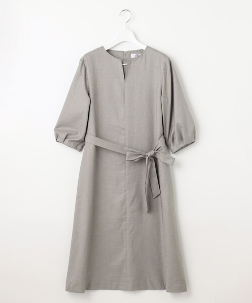 J.PRESS(ジェイプレス)の「【セットアップ対応・洗える・UVケア・速乾】 OXIJEWELストレッチ ワンピース(ワンピース・レディース・ライトグレー系/ベージュ系/ネイビー系・T15/T13)」の15枚目の写真