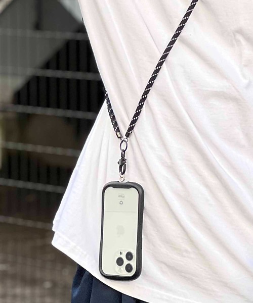 JACKROSE（ジャックローズ）の「JE-USW-Tool strap/モバイルショルダーストラップ（スマホケース/カバー・メンズ・ブラック/ブラック系その他2・FREE）」の5枚目の写真