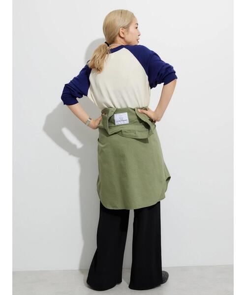 DISCUS ATHLETIC（ディスカス　アスレチック）の「DISCUS ハイツイストラグランニットプルオーバーA（ニット/セーター・レディース・ネイビー/ブラック・FREE）」の11枚目の写真