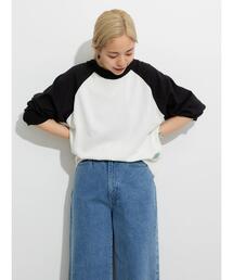 DISCUS ハイツイストラグランニットプルオーバーA