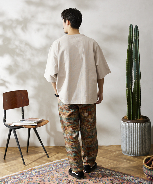 JOURNAL STANDARD relume（ジャーナルスタンダード　レリューム）の「USA オーバーサイズ ヘビーオンス Tシャツ（Tシャツ/カットソー・メンズ・ホワイト/ブラック/ホワイト×ホワイト/ラベンダー/イエロー・MEDIUM/LARGE）」の10枚目の写真