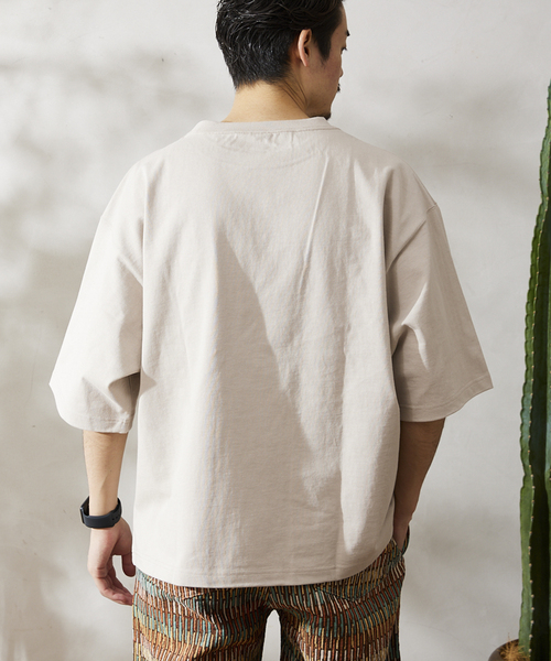 JOURNAL STANDARD relume（ジャーナルスタンダード　レリューム）の「USA オーバーサイズ ヘビーオンス Tシャツ（Tシャツ/カットソー・メンズ・ホワイト/ブラック/ホワイト×ホワイト/ラベンダー/イエロー・MEDIUM/LARGE）」の11枚目の写真