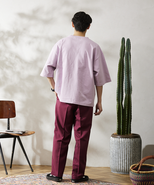 JOURNAL STANDARD relume（ジャーナルスタンダード　レリューム）の「USA オーバーサイズ ヘビーオンス Tシャツ（Tシャツ/カットソー・メンズ・ホワイト/ブラック/ホワイト×ホワイト/ラベンダー/イエロー・MEDIUM/LARGE）」の15枚目の写真