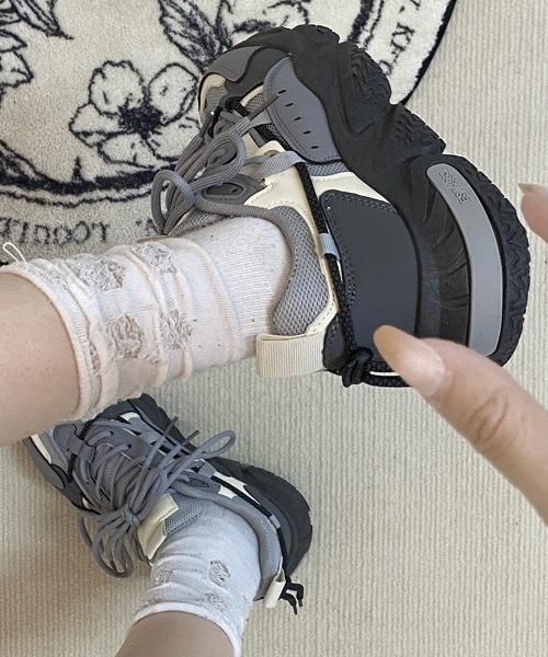 Burner(バーナー)の「【OKUOKU 0909】 厚底スニーカー oku-shoes-687453452291-45 U(スニーカー・レディース・A/B/C・35/36/37/40/39/38)」の9枚目の写真