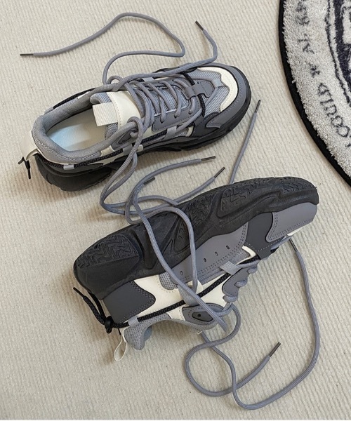 Burner(バーナー)の「【OKUOKU 0909】 厚底スニーカー oku-shoes-687453452291-45 U(スニーカー・レディース・A/B/C・35/36/37/40/39/38)」の13枚目の写真