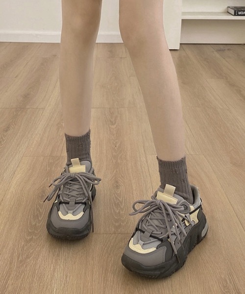 Burner(バーナー)の「【OKUOKU 0909】 厚底スニーカー oku-shoes-687453452291-45 U(スニーカー・レディース・A/B/C・35/36/37/40/39/38)」の7枚目の写真