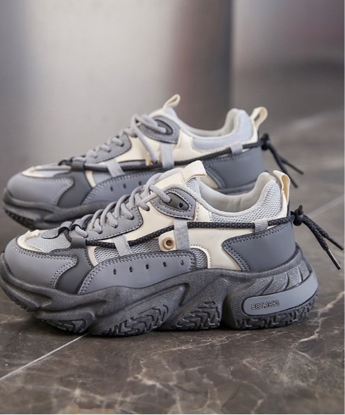 Burner(バーナー)の「【OKUOKU 0909】 厚底スニーカー oku-shoes-687453452291-45 U(スニーカー・レディース・A/B/C・35/36/37/40/39/38)」の4枚目の写真