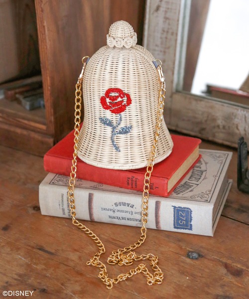 ACCOMMODE（アコモデ）の「【WEB限定】美女と野獣　ローズドームラタンショルダーバッグ（かごバッグ・レディース・ナチュラル・FREE）」の21枚目の写真