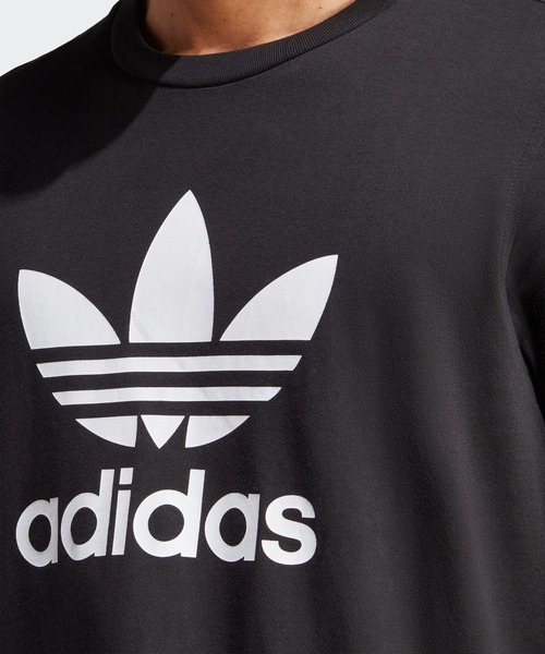 adidas(アディダス)の「アディカラー クラシックス トレフォイル Tシャツ / アディダスオリジナルス adidas Originals(Tシャツ/カットソー・メンズ・グレー/ブラック/グリーン/ホワイト×ブルー/ホワイト×レッド・X-LARGE/LARGE/MEDIUM/XX-LARGE/SMALL/X-SMALL/3XL)」の7枚目の写真