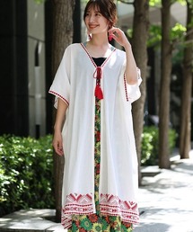 チチカカ | ジオメトリック刺繍カーディガン(カーディガン/ボレロ)