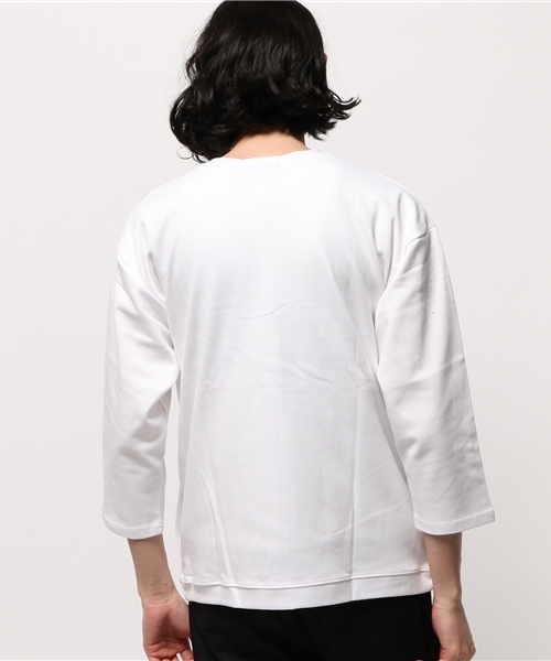 RAGEBLUE(レイジブルー)の「ポンチZIPカーディガン7分袖/565107(カーディガン/ボレロ・メンズ・ネイビー/グレー/ホワイト・LARGE/MEDIUM)」の6枚目の写真