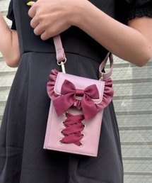 axes femme POETIQUE | レースアップスマホポシェット(スマホグッズ)