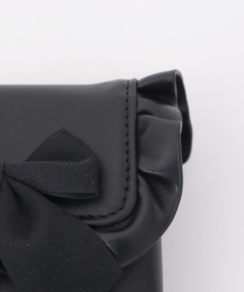 axes femme POETIQUE(アクシーズファムポエティック)の「レースアップスマホポシェット(スマホグッズ・レディース・ピンク/ブラック・FREE)」の15枚目の写真