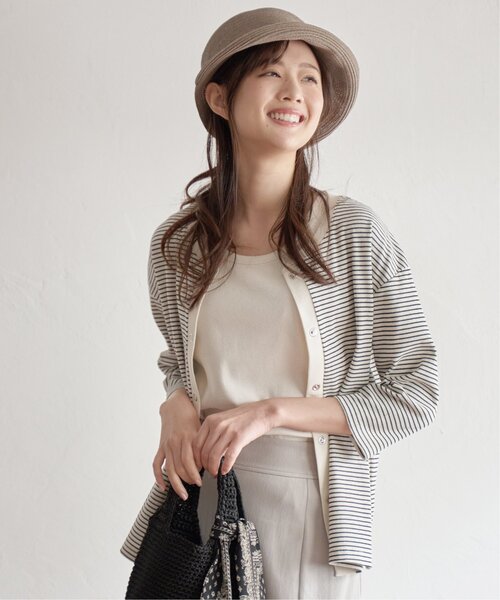 ikka（イッカ）の「雑材ブリムアップハット（ハット・レディース・グレー/オフホワイト/キャメル・FREE）」の21枚目の写真