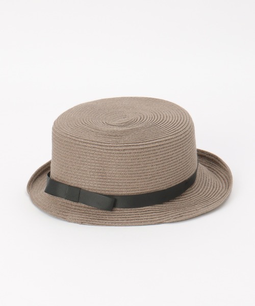 ikka（イッカ）の「雑材ブリムアップハット（ハット・レディース・グレー/オフホワイト/キャメル・FREE）」の2枚目の写真