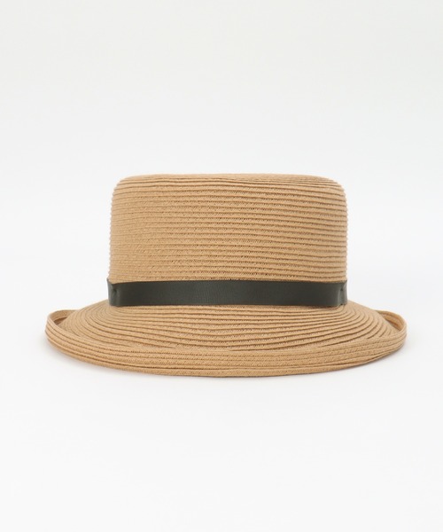 ikka（イッカ）の「雑材ブリムアップハット（ハット・レディース・グレー/オフホワイト/キャメル・FREE）」の9枚目の写真