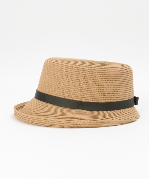 ikka（イッカ）の「雑材ブリムアップハット（ハット・レディース・グレー/オフホワイト/キャメル・FREE）」の7枚目の写真