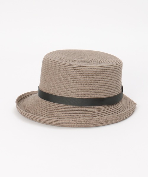 ikka（イッカ）の「雑材ブリムアップハット（ハット・レディース・グレー/オフホワイト/キャメル・FREE）」の12枚目の写真