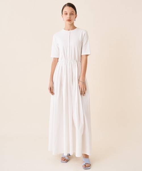 Solace（ソレイス）の「テレコリブドッキングボリュームワンピース（ワンピース・レディース・ブラック/ホワイト・M/L）」の9枚目の写真