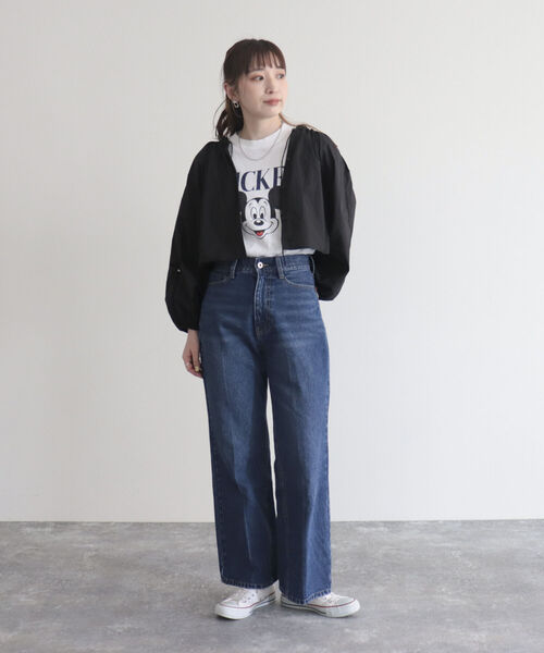 fredy emue（フレディエミュ）の「【fredyemueフレディエミュ】センタープレスストレートデニム（デニムパンツ・レディース・サックスブルー/ネイビー・36/38）」の11枚目の写真